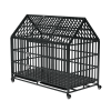 54 Inches Heavy Duty Dog Crate with Roof Top
