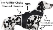 Mini Waterproof GPS Tracker for Dog Collar w/ Perimeter Fencing System Size:XL