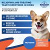 Natural Dog Yeast Infection Anti Itch Treatment Itchy Ears Skin & Allergy Symptoms Relief Reduces Inflammation & Relieves Irritation Herbal Medicine S
