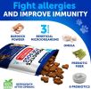 Dog Probiotics Gut Health Itchy Skin Allergies & Immunity Support Yeast Balance Dog Probiotic Chews with Prebiotics Dog Probiotics and Digestive Enzym
