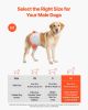 VEVOR Disposable Male Dog Diapers Super Absorbent Male Dog Wraps M Size 96 Count