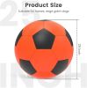 Herding Ball for Dogs Horse Balls for Outdoor Play, Giant Pet Toys Balls for Australian Shepherd, Dogs or Horses, Orange Black