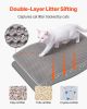 Cat Litter Trapping Mat 30 x 24 in Double Layer Honeycomb Non-Slip & Urine-Proof