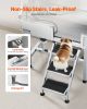 34" Dog Grooming Bath Tub Stainless Steel w Stairs Faucet Showerhead