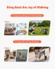 VEVOR Dog Wheelchair for Back Legs, Adjustable 2 Wheels Pet Wheelchair, Lightweight Dog Cart with Shock-Absorbing Wheels