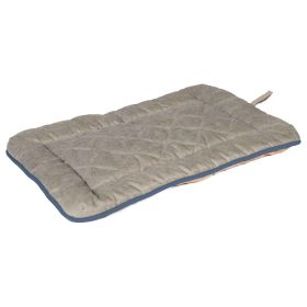 DGS Pet Products Chenille Pet Sleeper Cushion Extra Extra Large Blue/Grey 30" x 48" x 1" (Color: Grey/Blue, size: Extra Large)