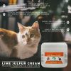 Lime Sulfur Pet Skin Cream - Pet Care and Veterinary Treatment for Itchy and Dry Skin - Safe Solution for Dog;  Cat;  Puppy;  Kitten;  Horse���������