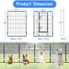 craHeavy Duty Dog Pens Outdoor Dog Fence Dog Playpen for Large Dogs